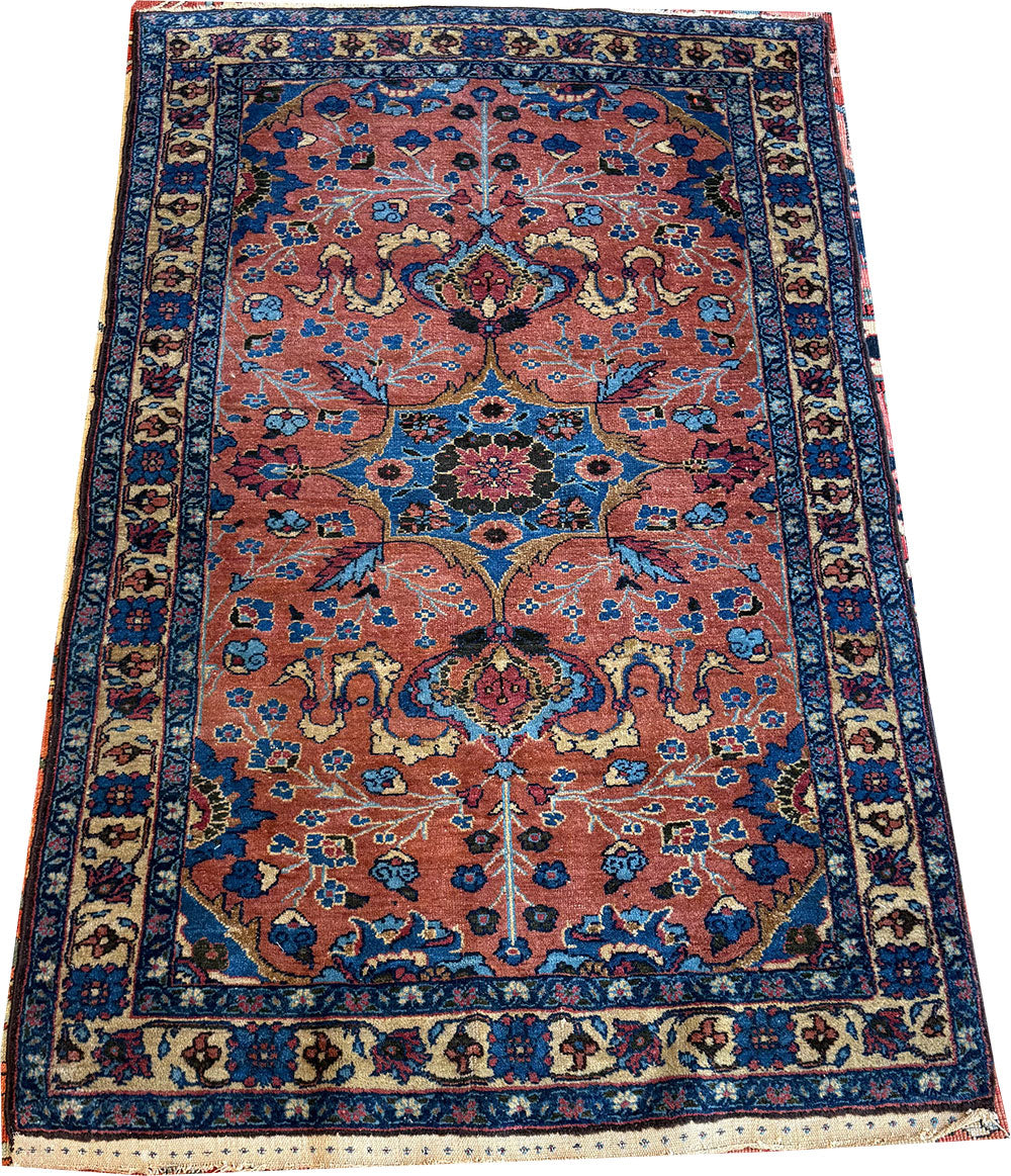 An Antique Persian Lilihan Rug