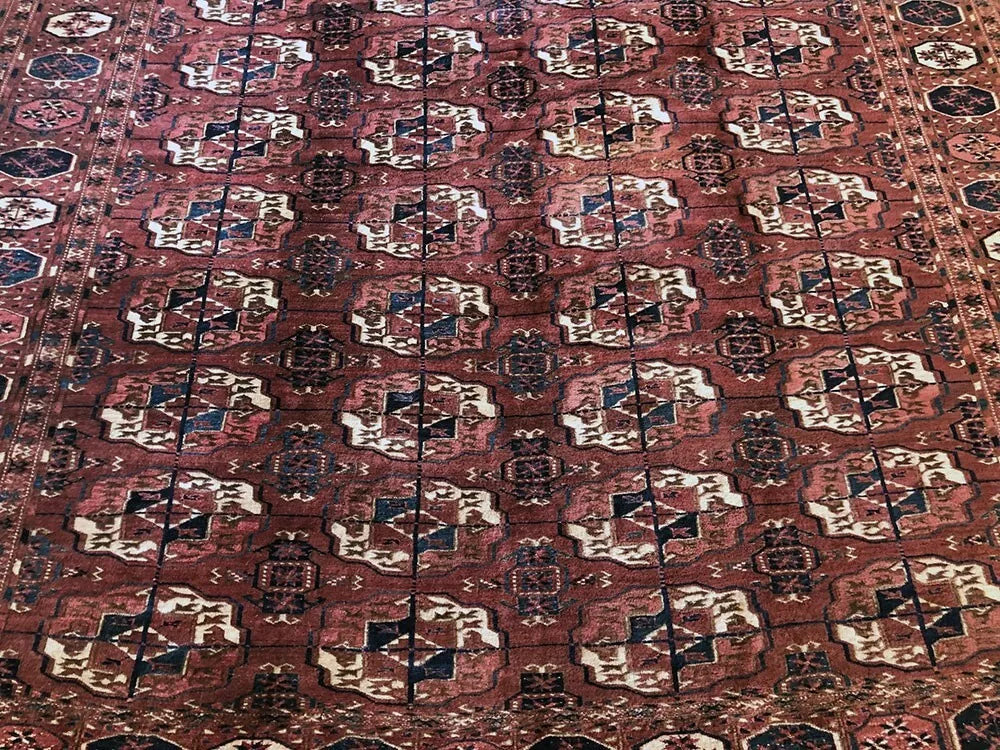 An Antique Yomut Turkoman/Turkmen "Main Carpet" Rug