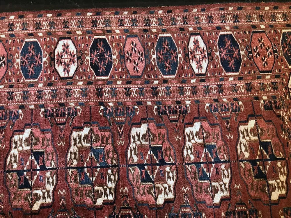 An Antique Yomut Turkoman/Turkmen "Main Carpet" Rug