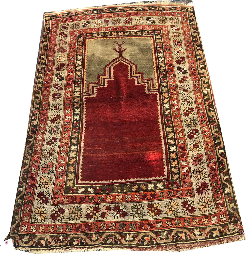 Antique Turkish Prayer Rug