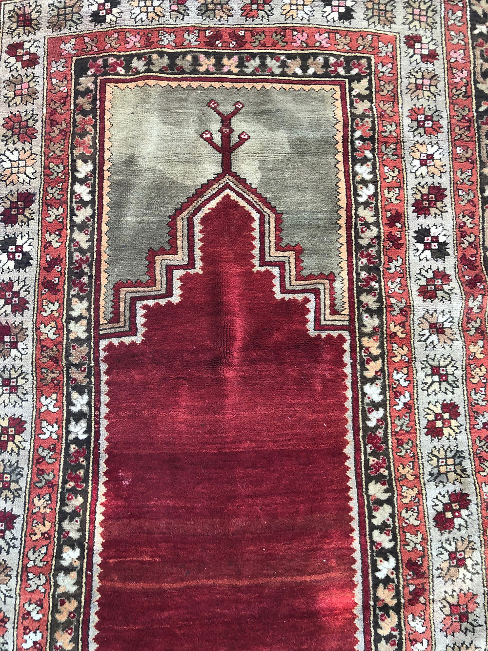 Antique Turkish Prayer Rug