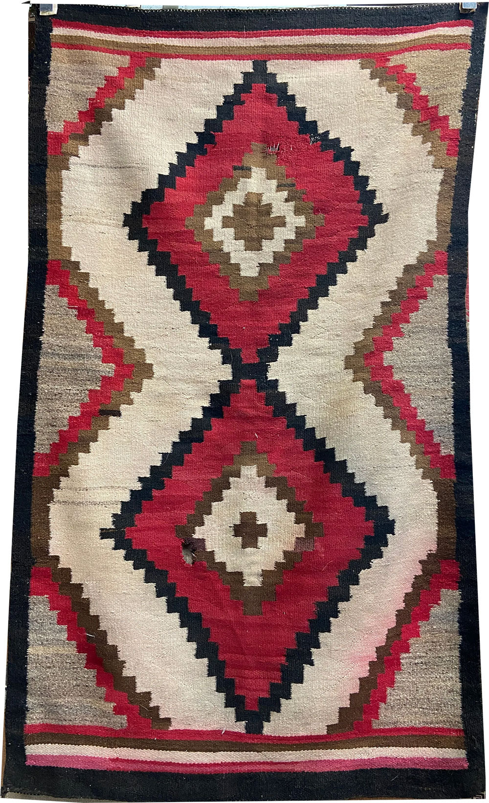 An Antique American Native Navajo 'Ganado" Area Rug 42" X 72"