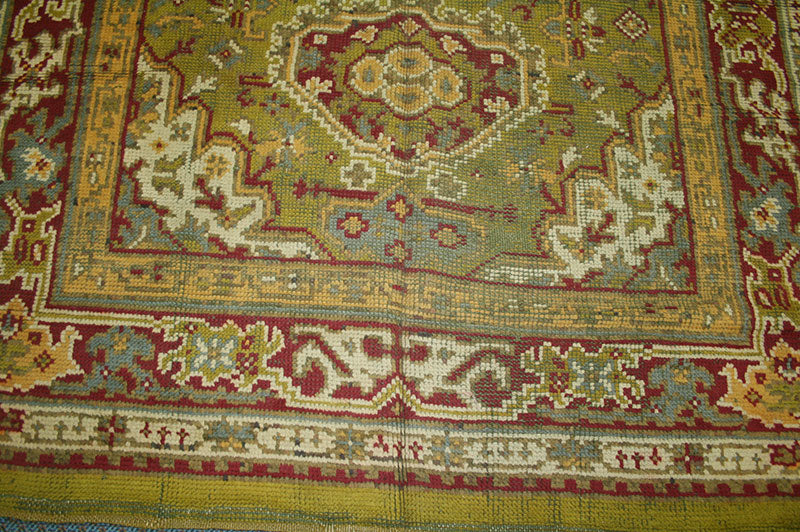 An Antique European Turkish Oushak Style Area Rug