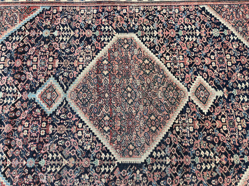 An Antique Persian Ferahan Sarouk Area Rug Circa 1920