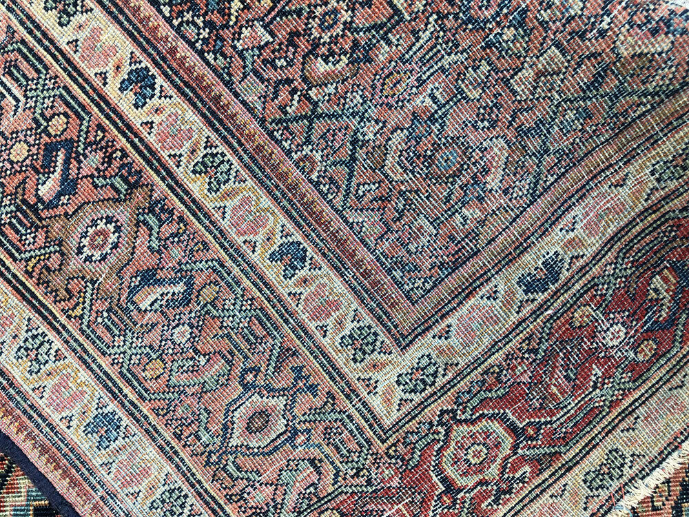 An Antique Persian Ferahan Sarouk Area Rug Circa 1920