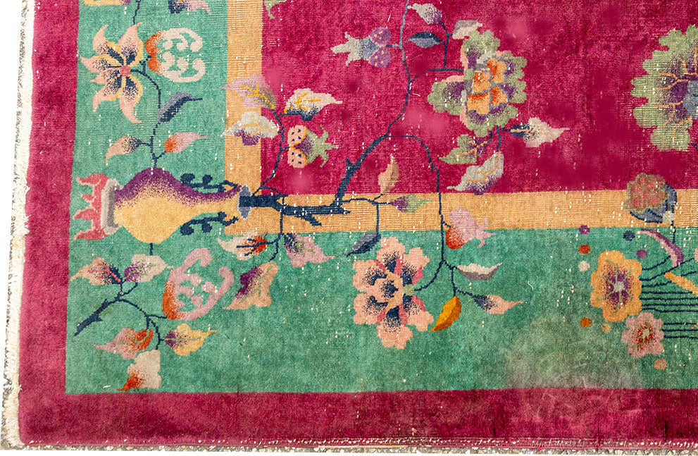 An Antique Nichol Quality Art Deco Chinese Rug