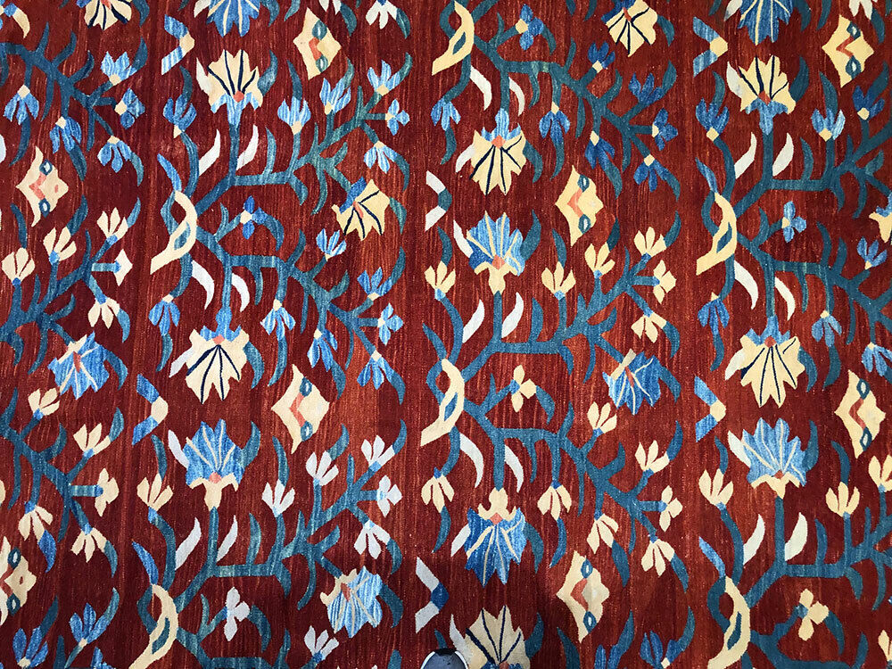 A Fabulous Primitive & Tribal Afghan Flat Weave/Kilim Rug