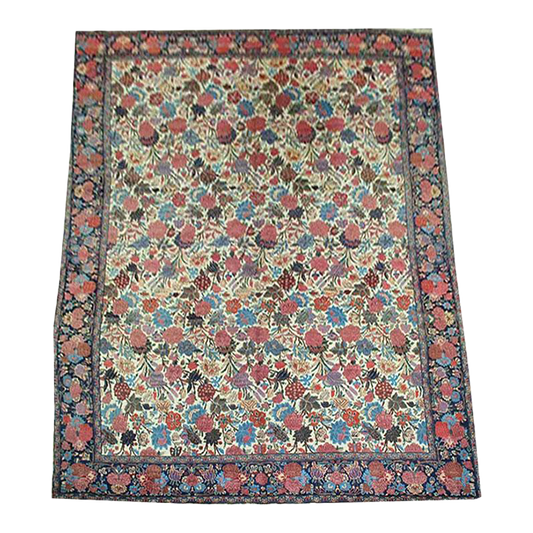 An Interesting Antique French Look Persian Mashad Rug