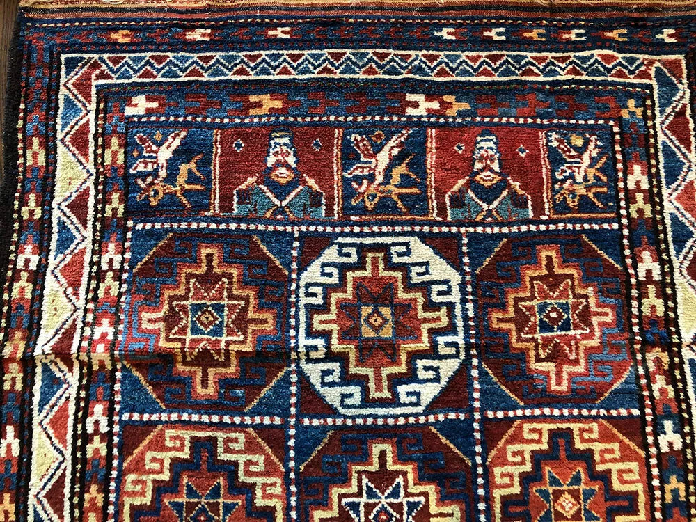 A Stunning Antique Kurdish With caucasian Meghan Rug