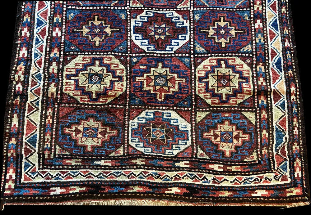 A Stunning Antique Kurdish With caucasian Meghan Rug