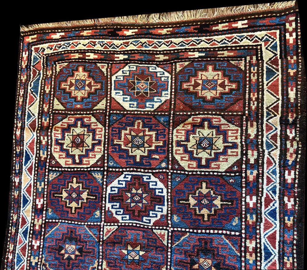 A Stunning Antique Kurdish With caucasian Meghan Rug