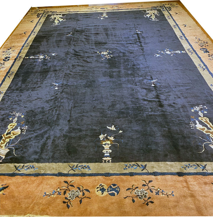 A Huge Mansion Size Antique Chinese Peking/Art Deco Rug