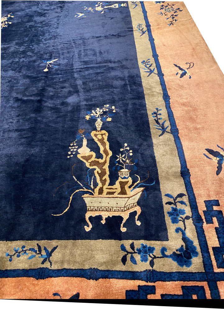 A Huge Mansion Size Antique Chinese Peking/Art Deco Rug