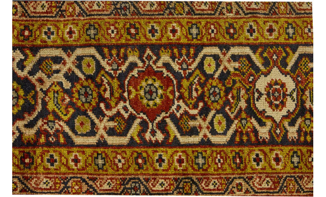 A Rare Antique 12' x 12' All Over Pattern Persian Mahal Rug Circa 1900