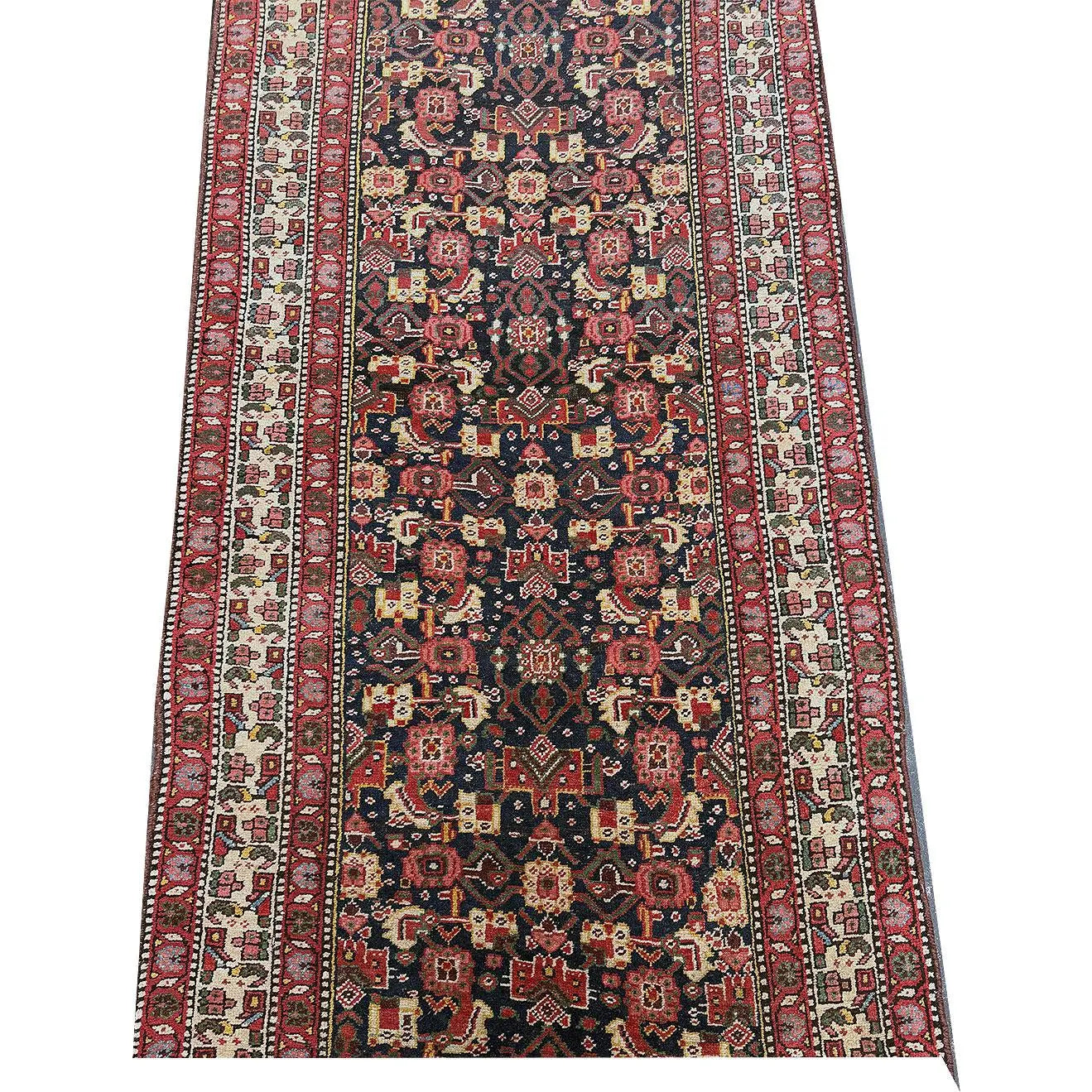 An Antique Decorative 17' Long Genuine NW Hallway Runner Rug
