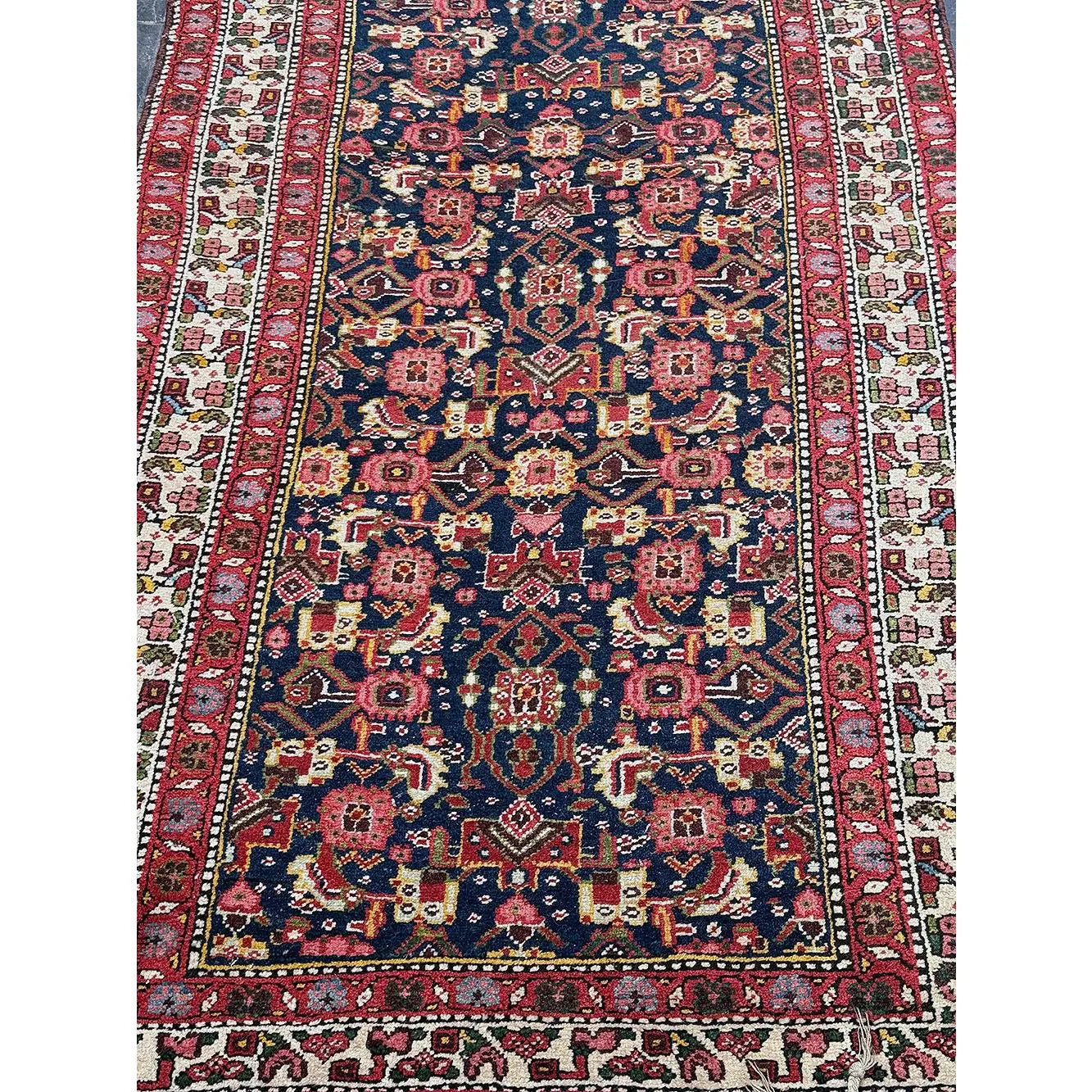 An Antique Decorative 17' Long Genuine NW Hallway Runner Rug