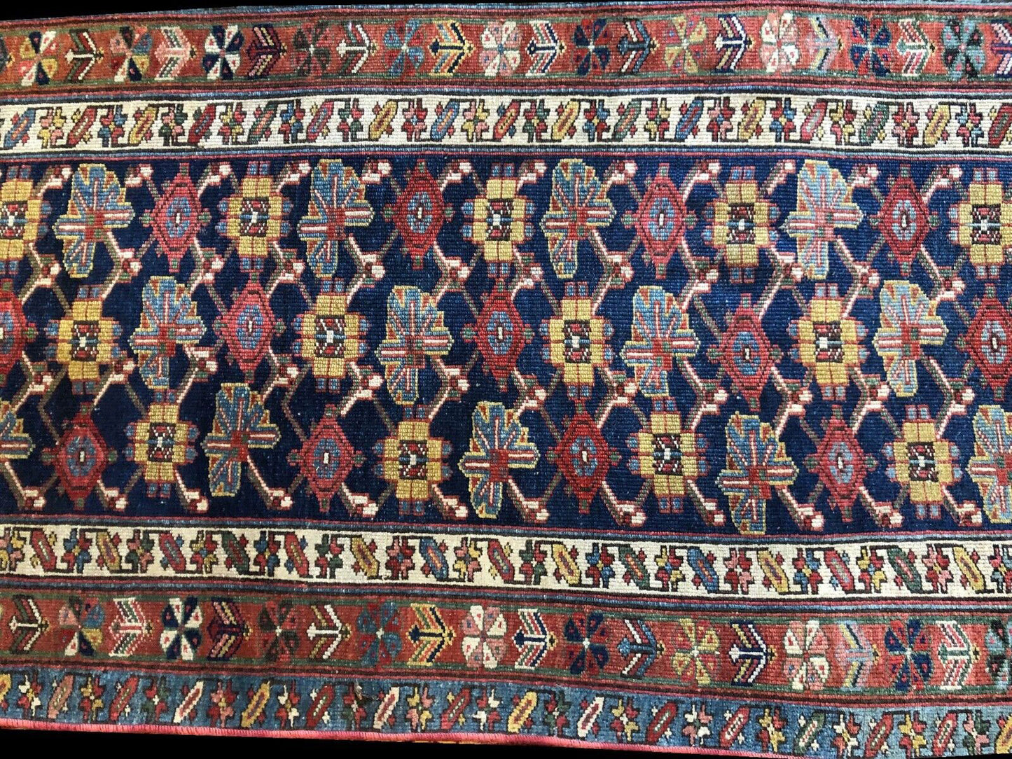 An Antique 17' Long NW Persian Hallway Runner Rug