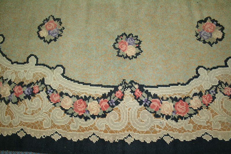 An Antique Decorative Spanish Savannerie Area Rug