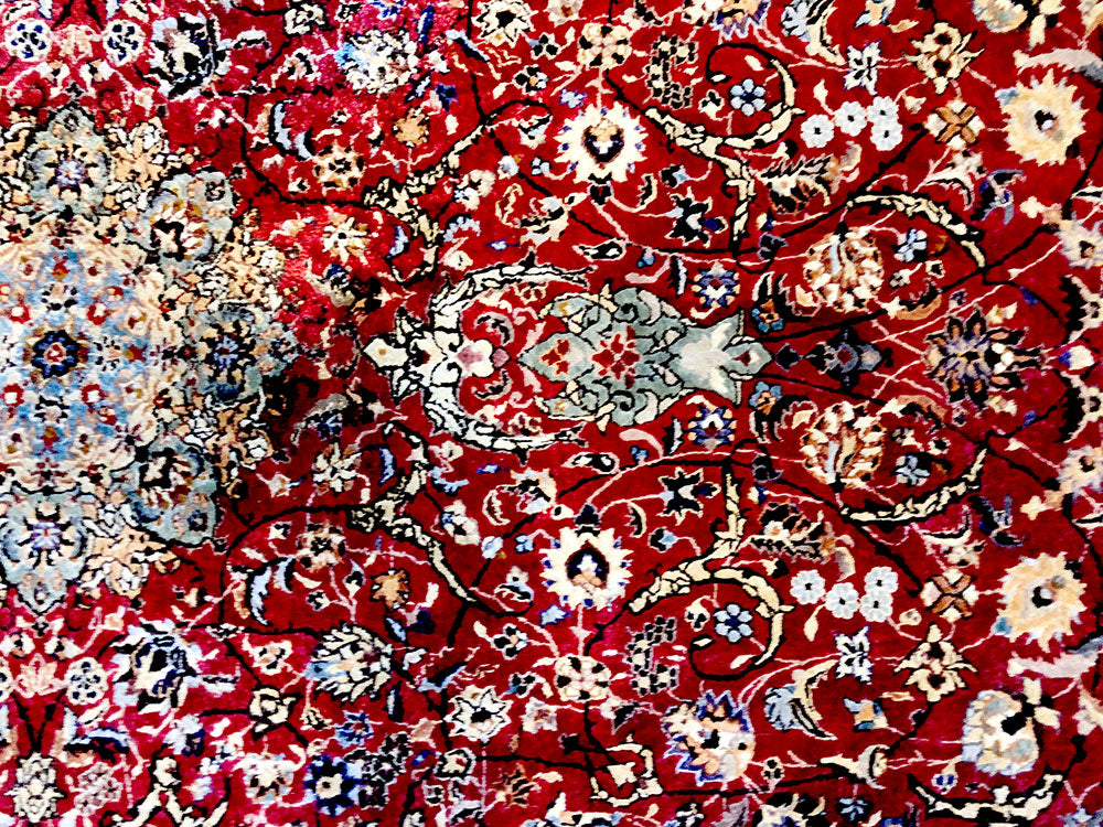 Antique Super 100% Silk 400+ KPSI 10'x13' Persian Tabriz Rug